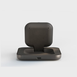 Zens Magnetic Induction Charger Magnetic Nightstand Charger Qi2 15W USB-C black Zens Magnetic Induction Charger Magnetic Nightstand Charger Qi2 15W USB-C black