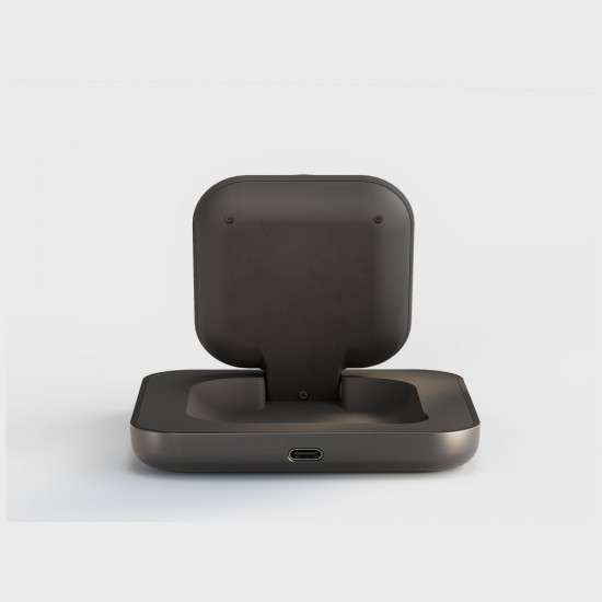 Zens Magnetic Induction Charger Magnetic Nightstand Charger Qi2 15W USB-C black Zens Magnetic Induction Charger Magnetic Nightstand Charger Qi2 15W USB-C black