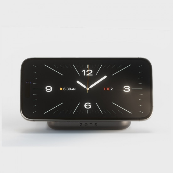 Zens Magnetic Induction Charger Magnetic Nightstand Charger Qi2 15W USB-C black Zens Magnetic Induction Charger Magnetic Nightstand Charger Qi2 15W USB-C black