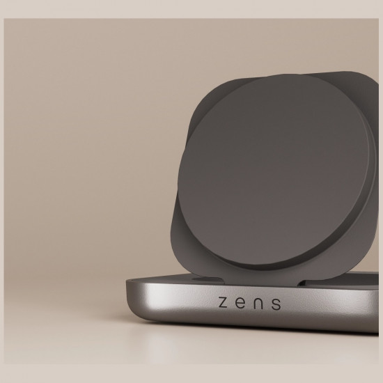 Zens Magnetic Induction Charger Magnetic Nightstand Charger Qi2 15W USB-C black Zens Magnetic Induction Charger Magnetic Nightstand Charger Qi2 15W USB-C black
