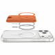 Spigen Valentinus MagFit+ MagSafe magnetic wallet orange Spigen Valentinus MagFit+ MagSafe magnetic wallet orange