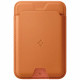 Spigen Valentinus MagSafe magnetic wallet orange