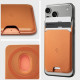 Spigen Valentinus MagSafe magnetic wallet orange