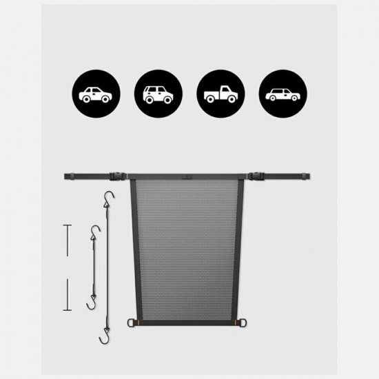 Spigen PS200 back seat cover for pets black