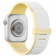 UNIQ watch band Revix IV Premium Apple Watch 42/41/40mm Edition Reversible Magnetic white-yellow UNIQ watch band Revix IV Premium Apple Watch 42/41/40mm Edition Reversible Magnetic white-yellow