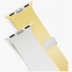 UNIQ watch band Revix IV Premium Apple Watch 42/41/40mm Edition Reversible Magnetic white-yellow UNIQ watch band Revix IV Premium Apple Watch 42/41/40mm Edition Reversible Magnetic white-yellow