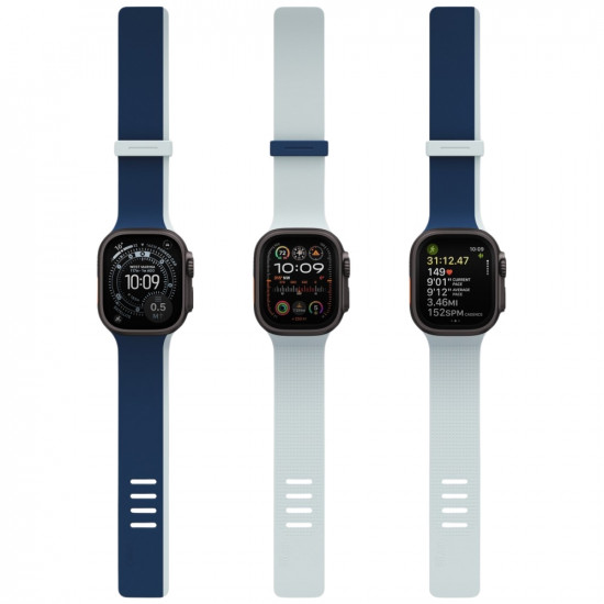UNIQ watch band Revix IV Premium Apple Watch 49/46/45/44mm Edition Reversible Magnetic navy-blue UNIQ watch band Revix IV Premium Apple Watch 49/46/45/44mm Edition Reversible Magnetic navy-blue