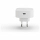Zens Qi 15W Wireless Induction Charger with USB-C 18W white