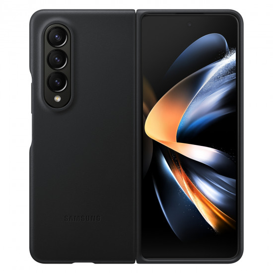 Samsung Leather Cover Genuine Leather Samsung Galaxy Z Fold4 Black (EF-VF936LBEGWW) Samsung Leather Cover Genuine Leather Samsung Galaxy Z Fold4 Black (EF-VF936LBEGWW)