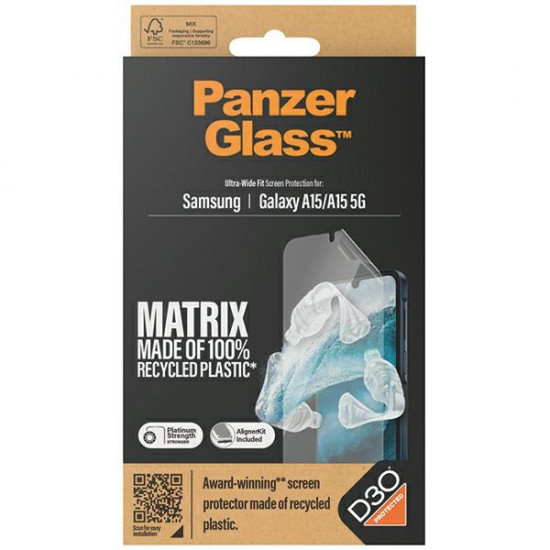 PanzerGlass Ultra-Wide Fit Samsung Galaxy A15 / A15 5G D3O Screen Protection 7359