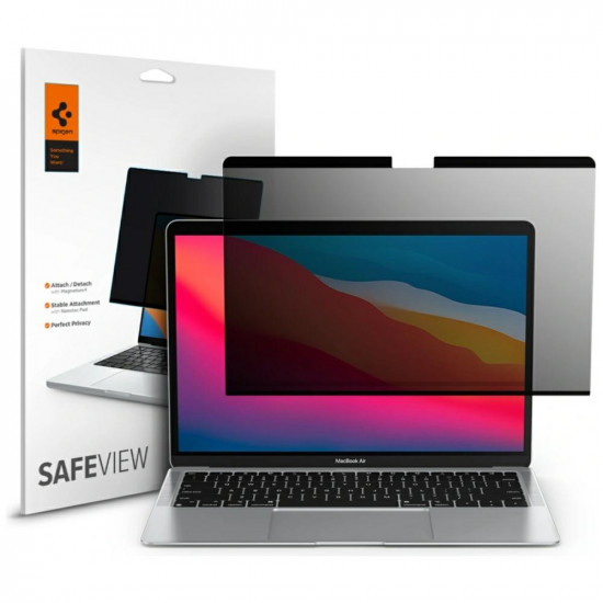 Spigen Safe View privacy screen protector for Macbook Air 13 2023/2025 Spigen Safe View privacy screen protector for Macbook Air 13 2023/2025