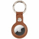 Mercury Leather AirTag case brown