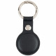 Mercury Leather AirTag case black/black Mercury Leather AirTag case black/black