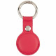 Mercury Leather AirTag case red Mercury Leather AirTag case red