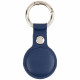 Mercury Leather AirTag Case Navy Blue Mercury Leather AirTag Case Navy Blue