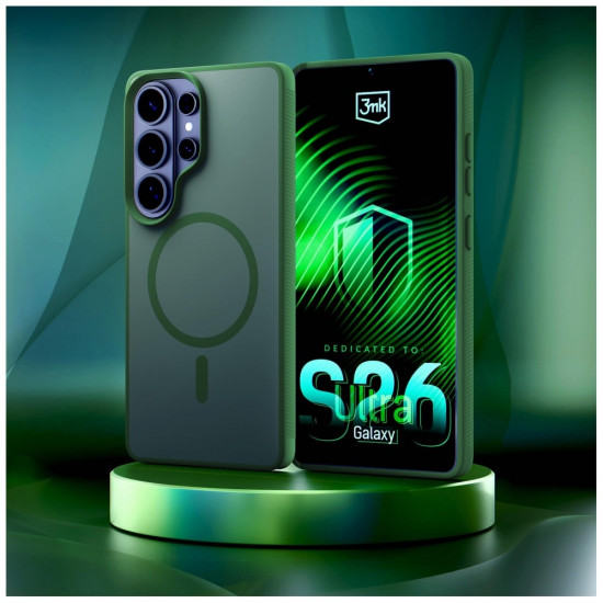 3MK Smoke MagCase Case for Samsung Galaxy S26 Ultra Green
