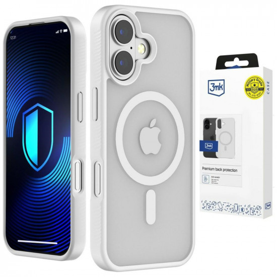3MK Smoke MagCase case for Apple iPhone 17, white