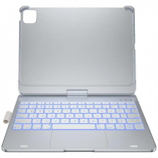 Case Typecase Flexbook Touch with keyboard for iPad Air 11" M2 2024 / M3 2025 / M4 2026 silver