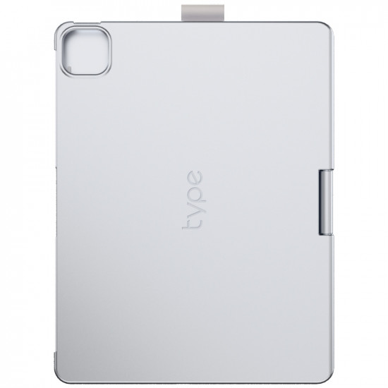 Case Typecase Flexbook Touch with keyboard for iPad Air 11" M2 2024 / M3 2025 / M4 2026 silver