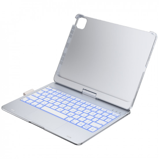 Case Typecase Flexbook Touch with keyboard for iPad Air 11" M2 2024 / M3 2025 / M4 2026 silver