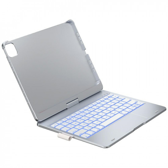 Case Typecase Flexbook Touch with keyboard for iPad Air 11" M2 2024 / M3 2025 / M4 2026 silver