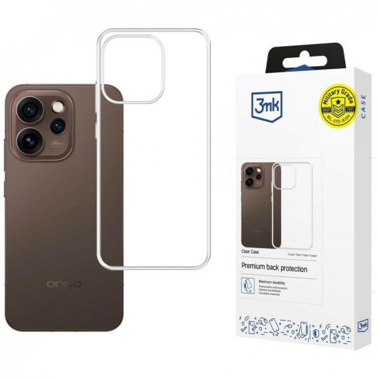3MK Clear Case for Oppo Reno 15 Pro 5G {CPH2813} 3MK Clear Case for Oppo Reno 15 Pro 5G {CPH2813}