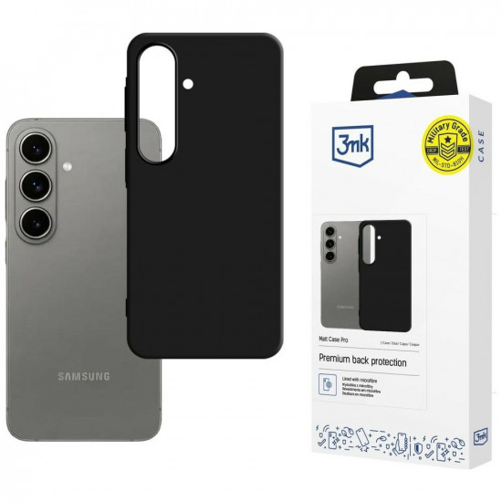 3MK Matt Case Pro for Samsung Galaxy A57 black 3MK Matt Case Pro for Samsung Galaxy A57 black