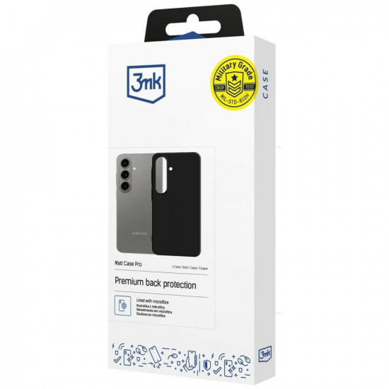 3MK Matt Case Pro for Samsung Galaxy A57 black 3MK Matt Case Pro for Samsung Galaxy A57 black