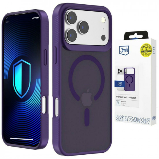 3MK Smoke MagCase Case for Apple iPhone 17 Pro Max Purple 3MK Smoke MagCase Case for Apple iPhone 17 Pro Max Purple