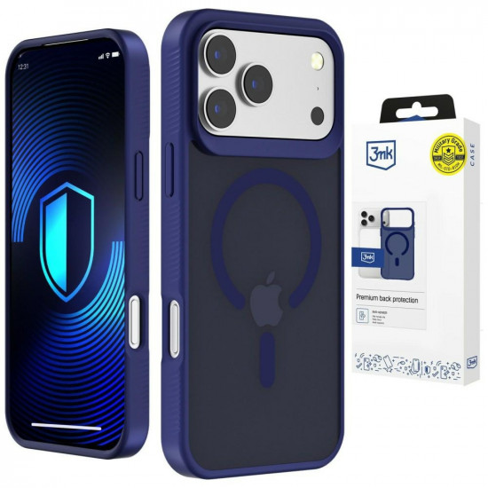 3MK Smoke MagCase Case for Apple iPhone 17 Pro Blue