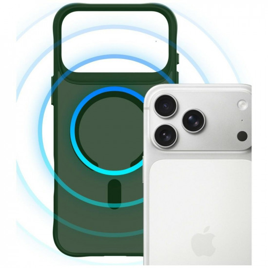 3MK Smoke MagCase Case for Apple iPhone 17 Pro Green 3MK Smoke MagCase Case for Apple iPhone 17 Pro Green