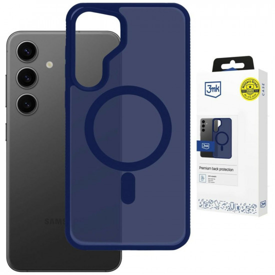 3MK Smoke MagCase Case for Samsung Galaxy S25, Blue 3MK Smoke MagCase Case for Samsung Galaxy S25, Blue