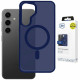 3MK Smoke MagCase Case for Samsung Galaxy S25, Blue 3MK Smoke MagCase Case for Samsung Galaxy S25, Blue