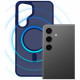 3MK Smoke MagCase Case for Samsung Galaxy S25, Blue 3MK Smoke MagCase Case for Samsung Galaxy S25, Blue
