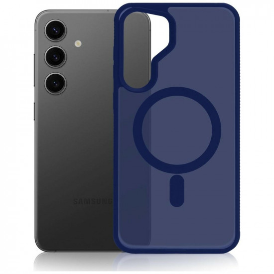 3MK Smoke MagCase Case for Samsung Galaxy S25, Blue 3MK Smoke MagCase Case for Samsung Galaxy S25, Blue