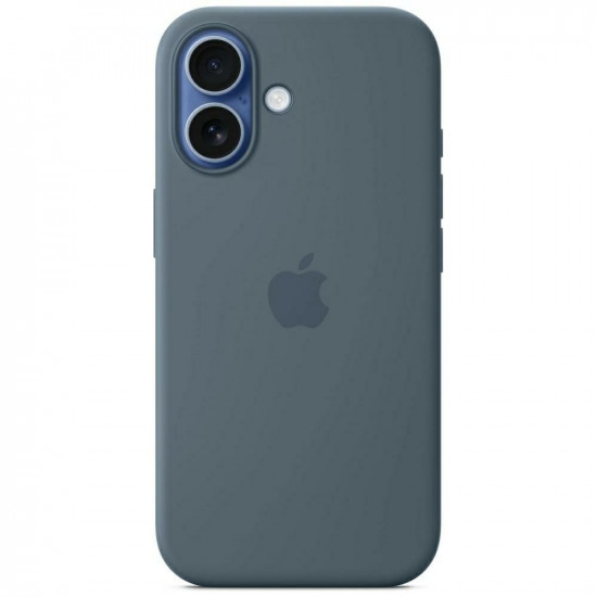 Case Apple Silicone Case MagSafe for iPhone 17 blue Case Apple Silicone Case MagSafe for iPhone 17 blue