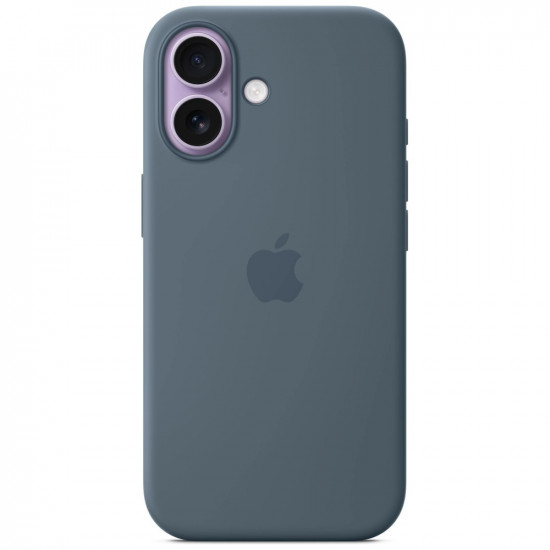 Case Apple Silicone Case MagSafe for iPhone 17 blue Case Apple Silicone Case MagSafe for iPhone 17 blue