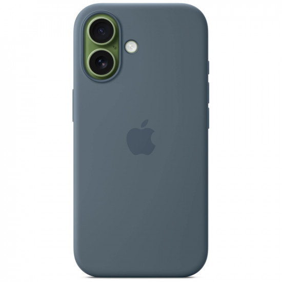 Case Apple Silicone Case MagSafe for iPhone 17 blue Case Apple Silicone Case MagSafe for iPhone 17 blue