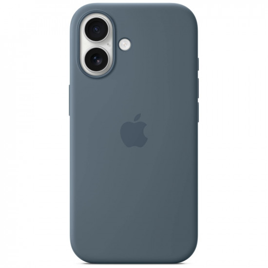 Case Apple Silicone Case MagSafe for iPhone 17 blue Case Apple Silicone Case MagSafe for iPhone 17 blue
