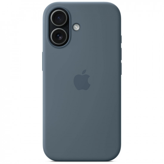 Case Apple Silicone Case MagSafe for iPhone 17 blue Case Apple Silicone Case MagSafe for iPhone 17 blue