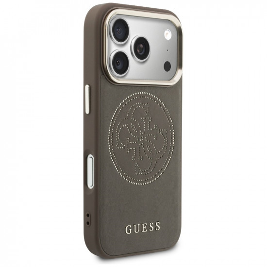 Case Guess Perforated 4G MagSafe for iPhone 17 Pro brown Case Guess Perforated 4G MagSafe for iPhone 17 Pro brown