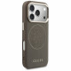 Case Guess Perforated 4G MagSafe for iPhone 17 Pro brown Case Guess Perforated 4G MagSafe for iPhone 17 Pro brown