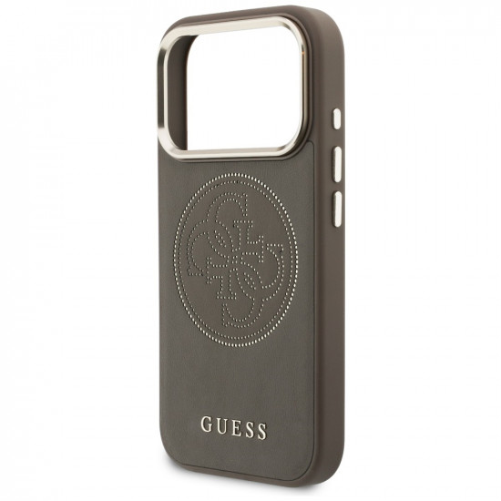 Case Guess Perforated 4G MagSafe for iPhone 17 Pro brown Case Guess Perforated 4G MagSafe for iPhone 17 Pro brown