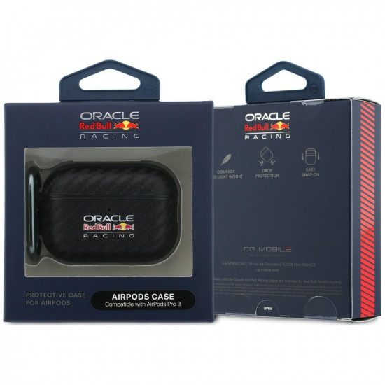 Case Red Bull Logo Carbon for AirPods Pro 3 black Case Red Bull Logo Carbon for AirPods Pro 3 black