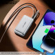 Acefast Power Bank (M32) with Telescopic Cable, Type C, Fast Charge, PD35W, 10000mAh Silver