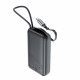 Acefast Power Bank (M32) with Telescopic Cable, Type C, Fast Charge, PD35W, 10000mAh Metal Gray Acefast Power Bank (M32) with Telescopic Cable, Type C, Fast Charge, PD35W, 10000mAh Metal Gray