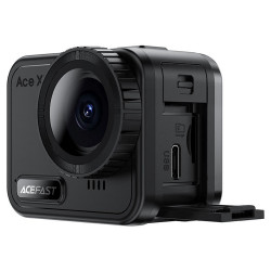 Acefast Action Camera (X1) 4K, 20MP, Wi Fi, EIS Stabilization, 2.1” Touchscreen, IPX8 21m Waterproof Black Acefast Action Camera (X1) 4K, 20MP, Wi Fi, EIS Stabilization, 2.1” Touchscreen, IPX8 21m Waterproof Black