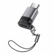 Acefast Adapter (J19) Lightning Female to USB C Male, 60W Charging, USB2.0 Data Transmission Gray Acefast Adapter (J19) Lightning Female to USB C Male, 60W Charging, USB2.0 Data Transmission Gray