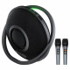 Acefast Portable Wireless Speaker (K5 Max) with Dual Wireless Mics, 350W Peak, TWS Stereo, DSP, RGB Lights Black