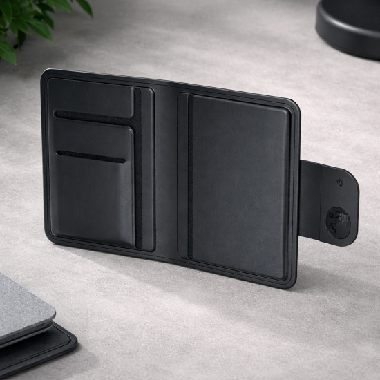 Acefast Smart Passport Cover (S6) Apple "Find My", Built in Tracker, Slim Design, PU Leather Black Acefast Smart Passport Cover (S6) Apple "Find My", Built in Tracker, Slim Design, PU Leather Black